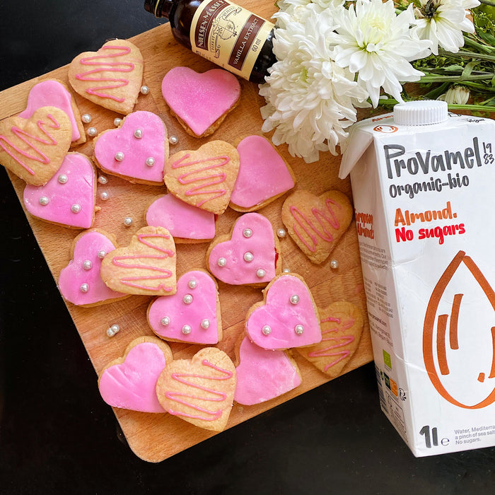 Vegan Valentine's Day Heart Cookies Recipe
