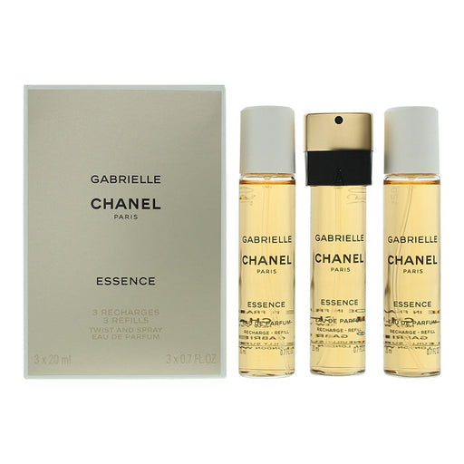 Chanel Gabrielle Eau De Parfum 3 x 20ml Refillable Spray