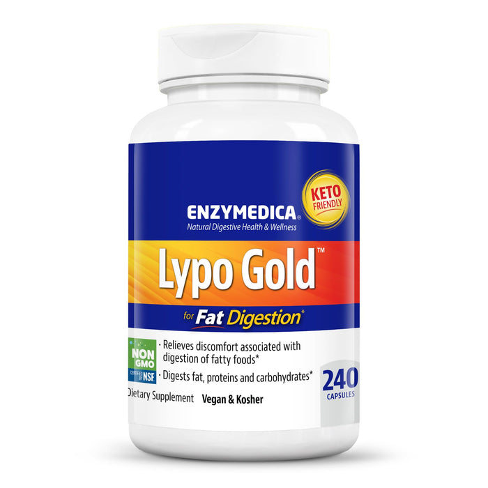 Enzymedica Lypo Gold 240 Capsules