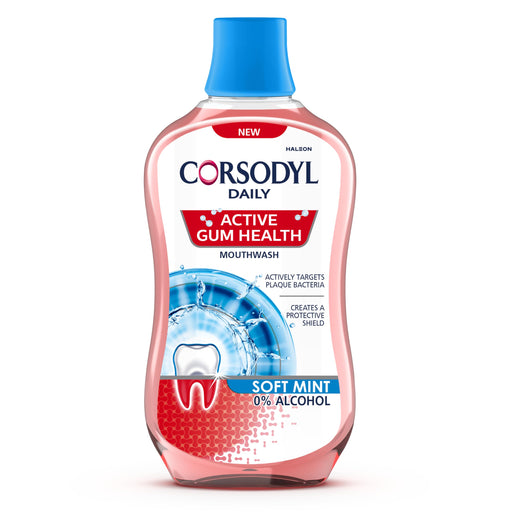 Corsodyl Active Gum Soft Mouthwash 500ml