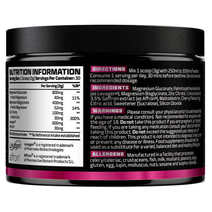 Beast Pharm Big Z Advanced Nighttime Formula 90g Sour Cherry