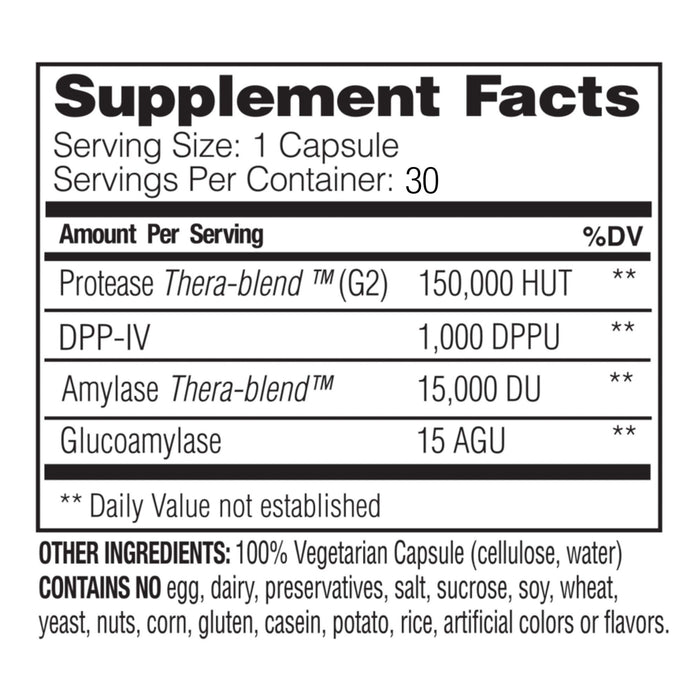 Enzymedica GlutenEase Extra Strength 30 Capsules