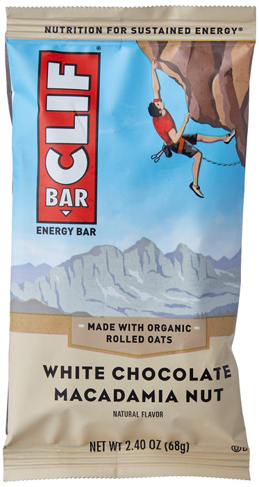 CLIF Bar 12x68g White Chocolate Macadamia