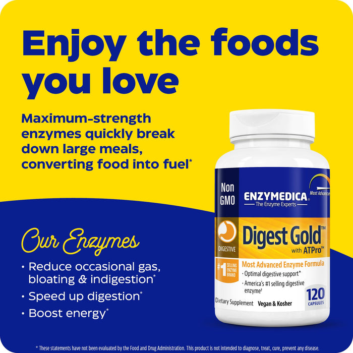 Enzymedica Digest Gold 120 Capsules