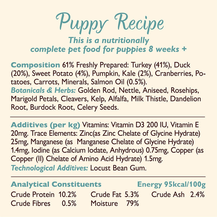 Lilys Kitchen Puppy Turkey Recipe - 150g