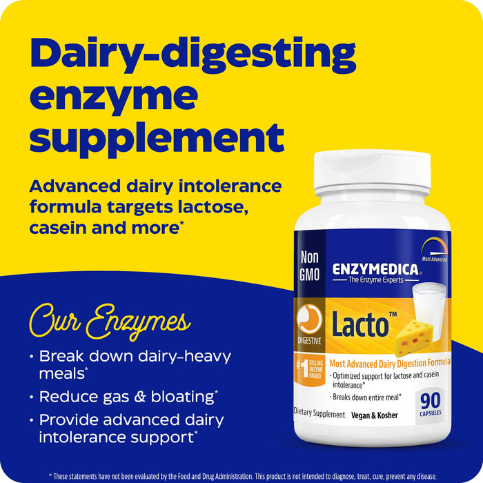 Enzymedica Lacto 90 Capsules
