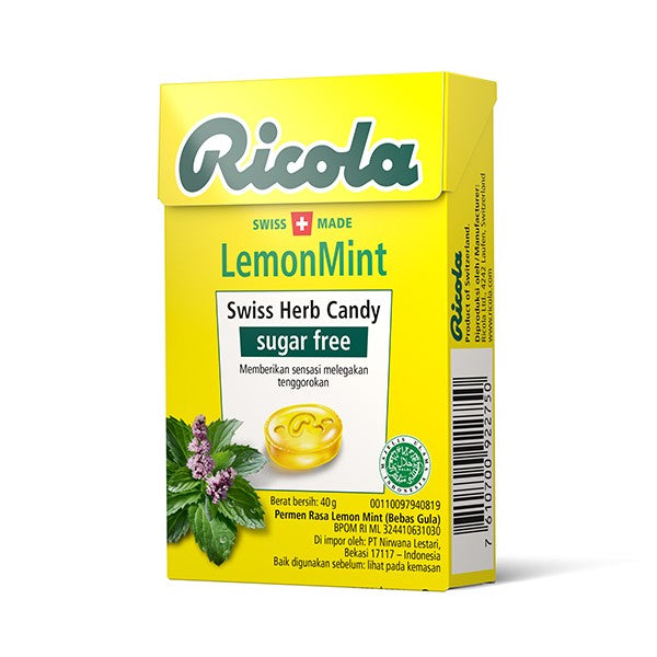 Ricola Swiss Herb Drops Lemon Mint Pack of 20