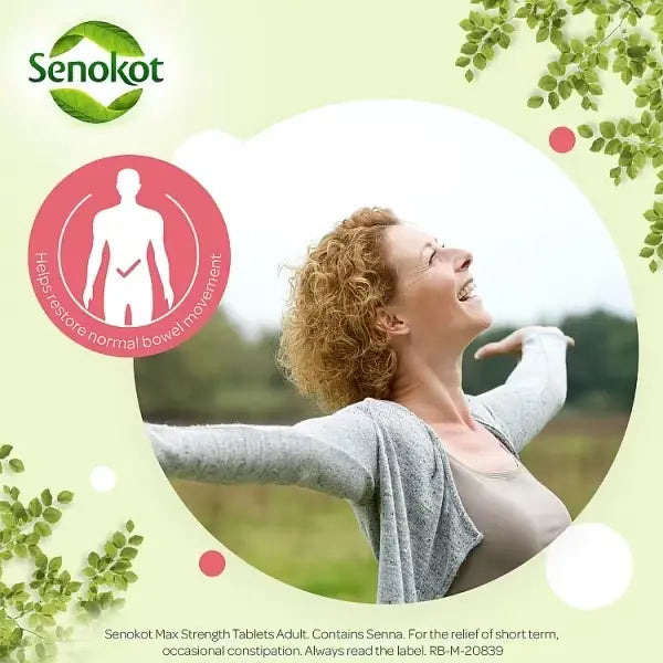Senokot Max Strength Tablets 10 Tablets