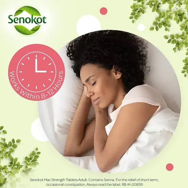 Senokot Max Strength Tablets 10 Tablets