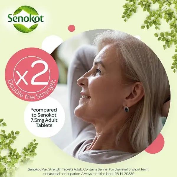 Senokot Max Strength Tablets 10 Tablets