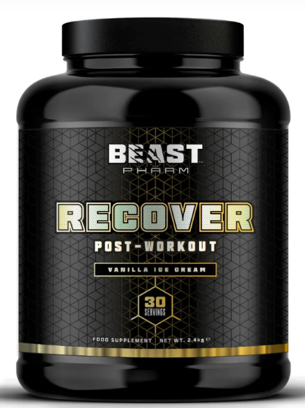 Beast Pharm Recover Post Workout 2.4kg (Vanilla Ice Cream)