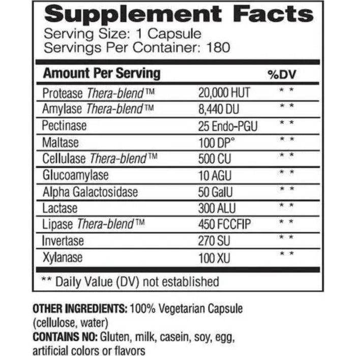 Enzymedica Digest Basic 180 Capsules