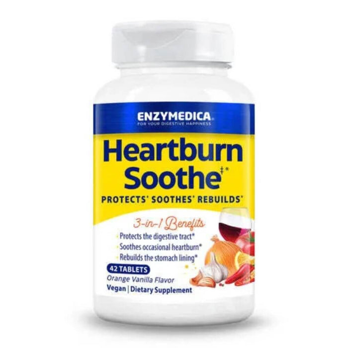 Enzymedica Heartburn Soothe Vanilla-Orange 42 Chewables