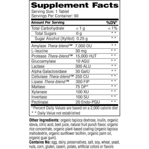 Enzymedica Kids Digest Chewable Fruit Punch 90 Chewables