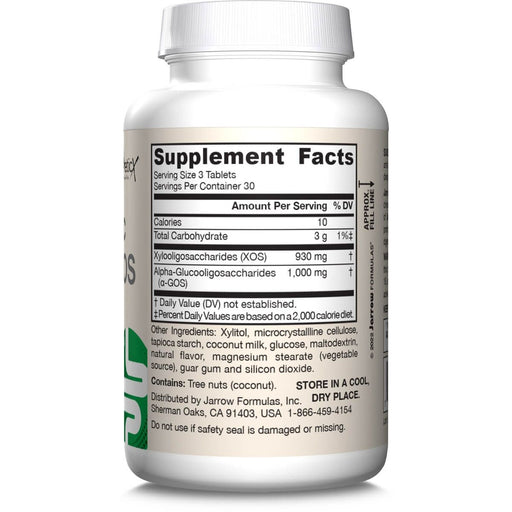 Jarrow Formulas Prebiotics XOS + Î±-GOS 90 Tablets