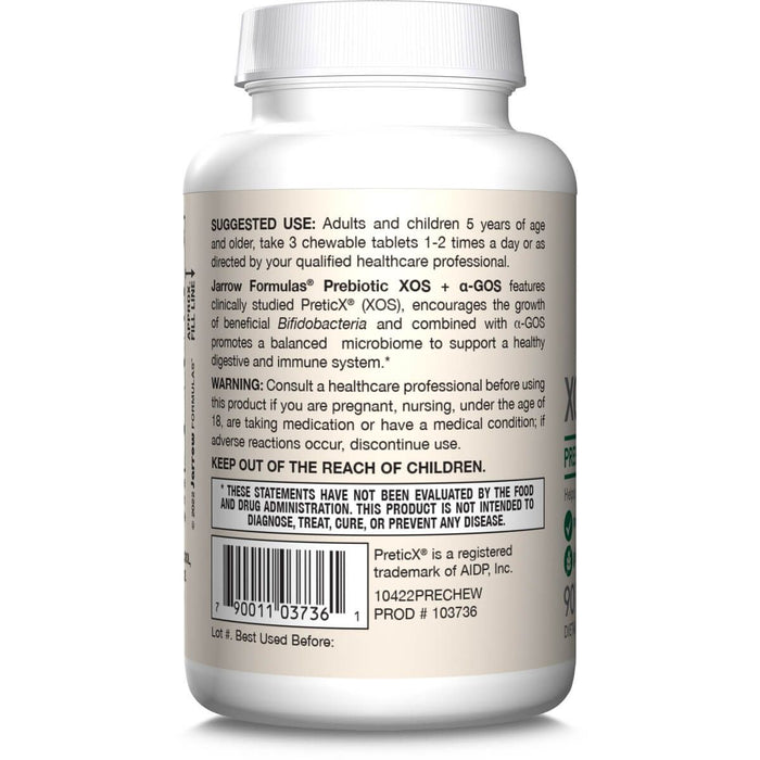 Jarrow Formulas Prebiotics XOS + Î±-GOS 90 Tablets