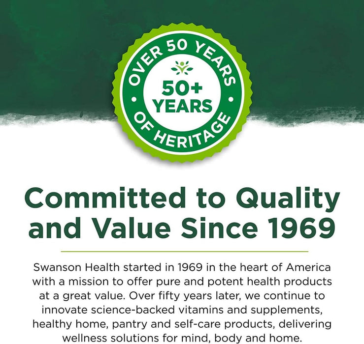 Swanson Lactobacillus Rhamnosus with FOS 5 Billion CFU 60 Vegetarian Capsules | Premium Supplements at HealthPharm.co.uk