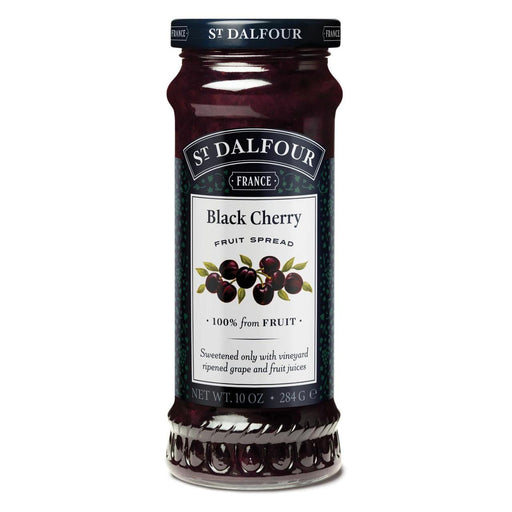 St. Dalfour Black Cherry High Fruit Content Spread 284g