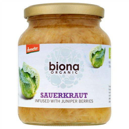 Biona Organic Sauerkraut Infused with Juniper Berries 350g