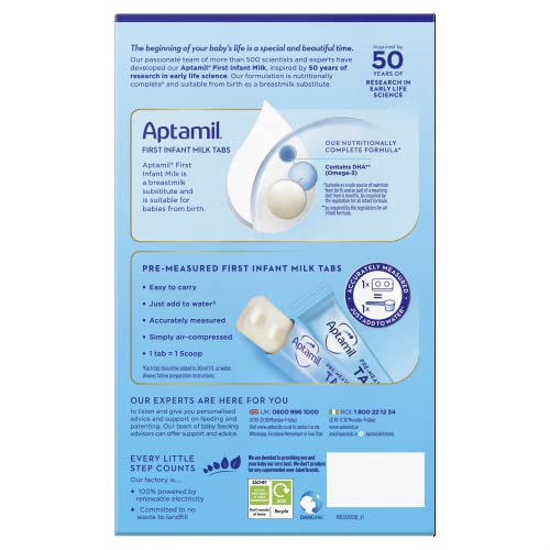 Aptamil Pre-Measured Tabs 1 From Birth First Infant Milk — Health