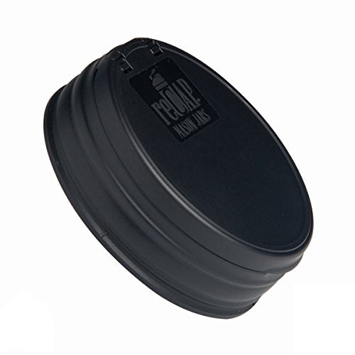 Recap  Flip Mason Jar Lid - Regular Mouth  Black Single