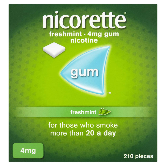 Nicorette Freshmint Flavour Chewing Gum