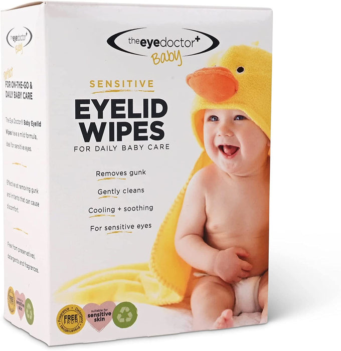 The Eye Doctor Baby Eyelid Wipes 20wipes