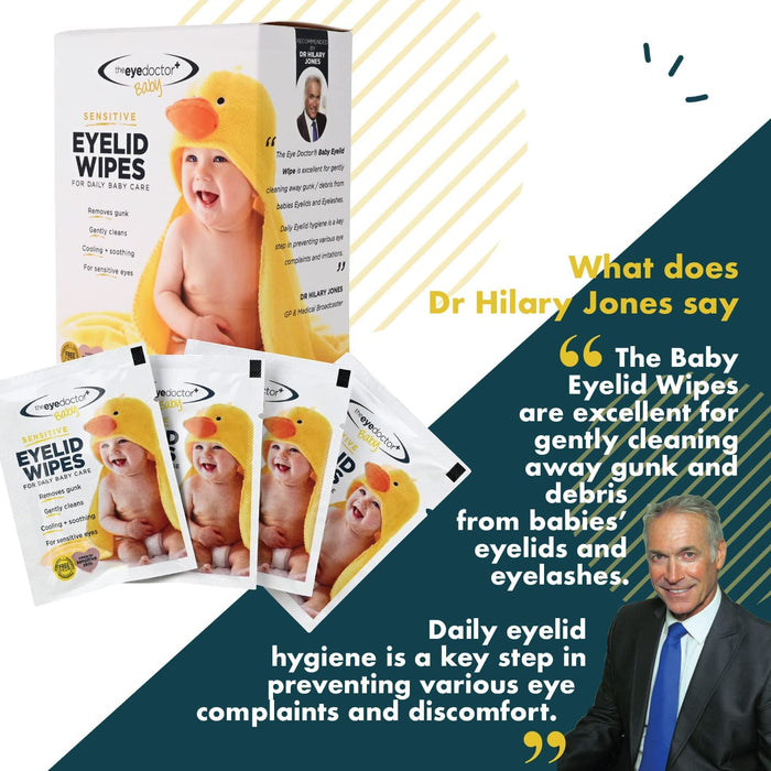 The Eye Doctor Baby Eyelid Wipes 20wipes