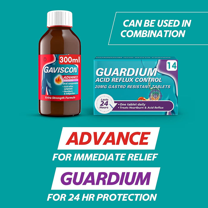 Gaviscon Guardium Acid Reflux Control Tablets 7 Tablets