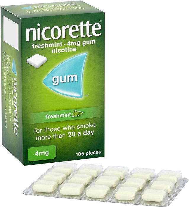 Nicorette Freshmint Flavour Chewing Gum