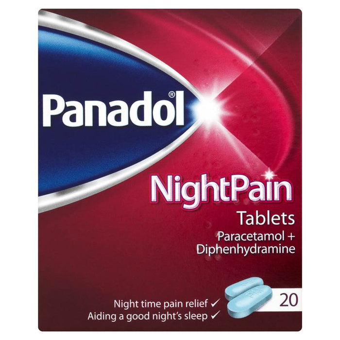 Panadol NightPain Tablets 20 Tablets Panadol