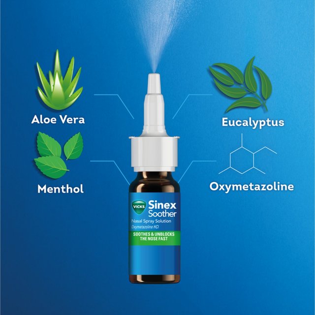 Vicks Sinex Soother Nasal Spray Pump 15ml