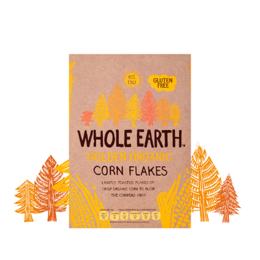 Whole Earth Golden Organic Corn Flakes 375g