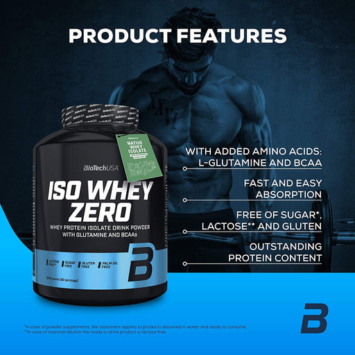 BioTechUSA Iso Whey Zero Chocolate 2.27kg