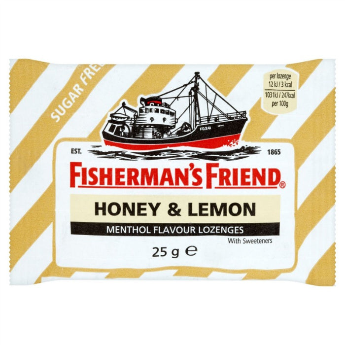 Fisherman's Friend Honey & Lemon Menthol Flavour Lozenges 25g