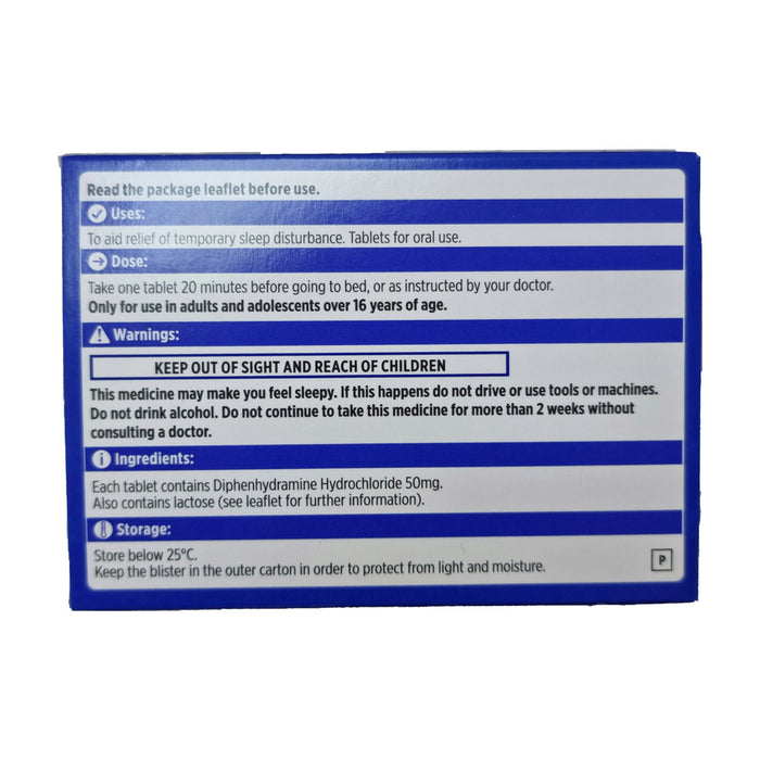 Almus Sleep Aid Max Strength 50mg Tablets