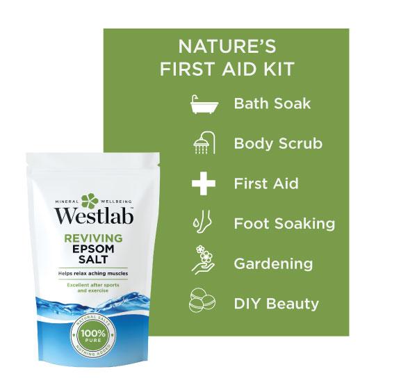 Westlab Reviving Epsom Bath Salts | 1kg, 2kg & 5kg