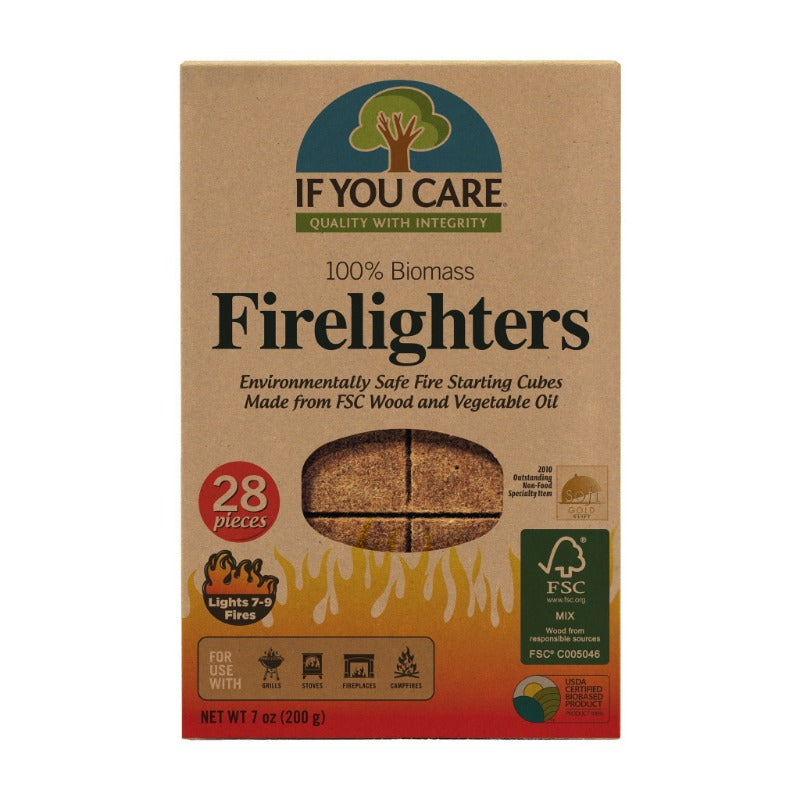 If You Care 100% Biomass Firelighters | 28 Tablets