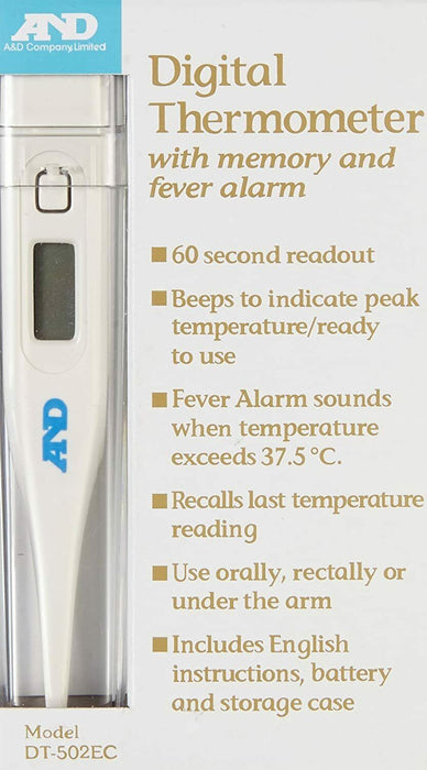A&D Medical Digital Thermometer DT502EC
