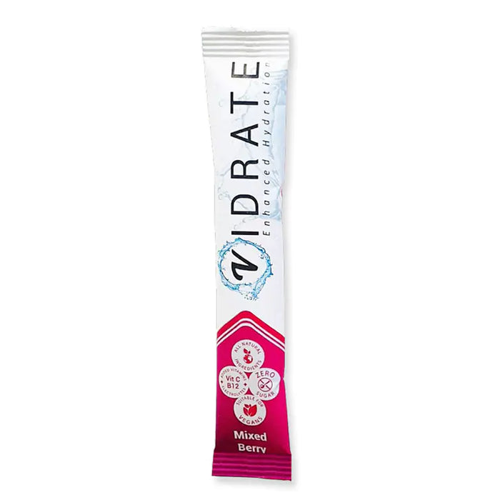 Vidrate Hydration Powder 10x5g Mixed Berry