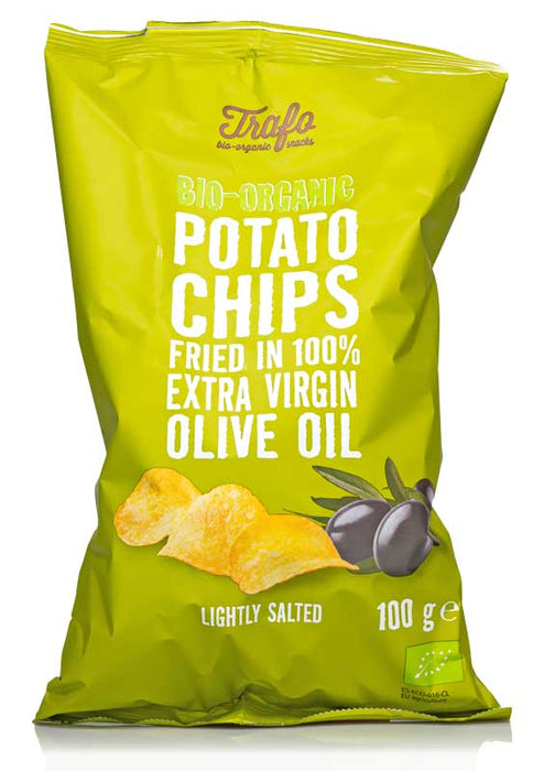 Trafo Chips Fried in Olive Oil 100g