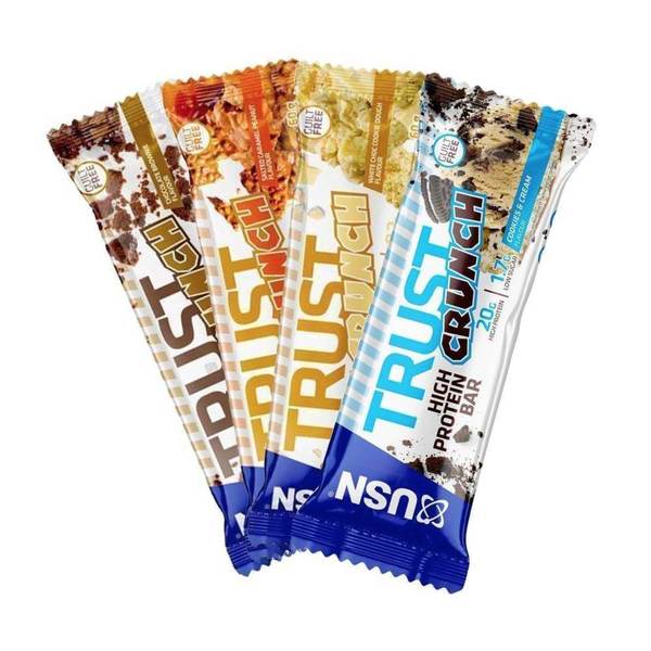 USN TRUST Crunch Protein Bars 12 x 60g — Health Pharm
